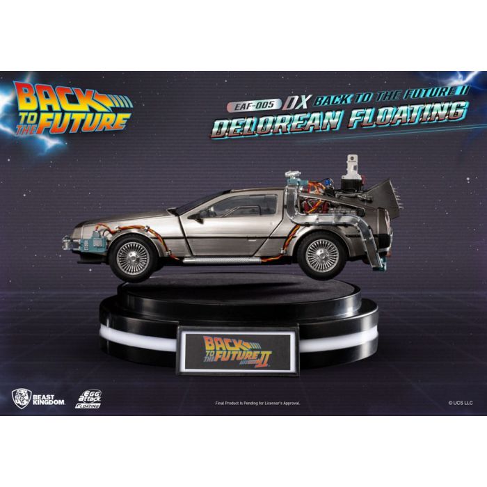 Floating DeLorean Deluxe Version - Egg Attack - Back to the Future 2