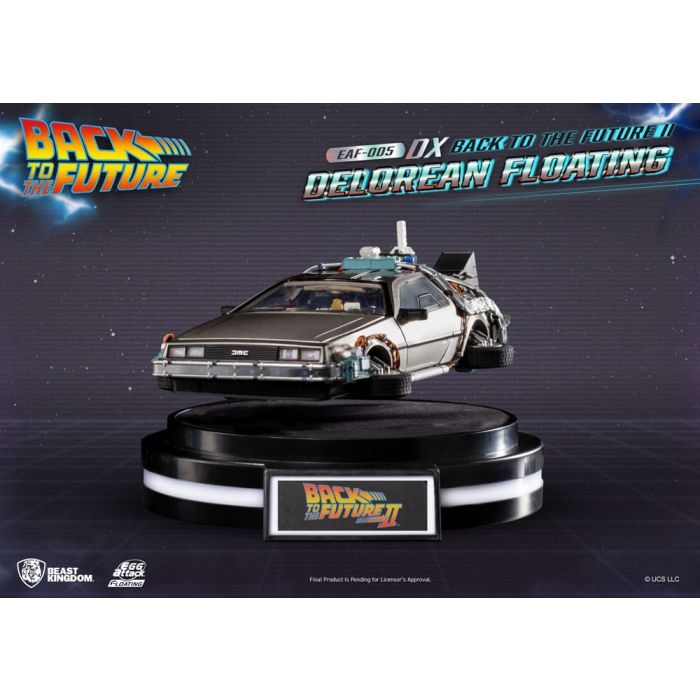 Floating DeLorean Deluxe Version - Egg Attack - Back to the Future 2