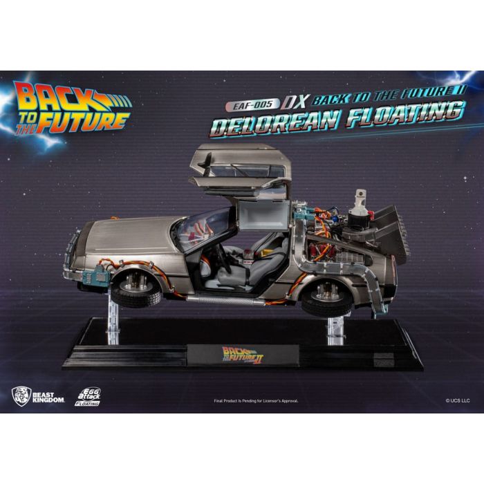 Floating DeLorean Deluxe Version - Egg Attack - Back to the Future 2