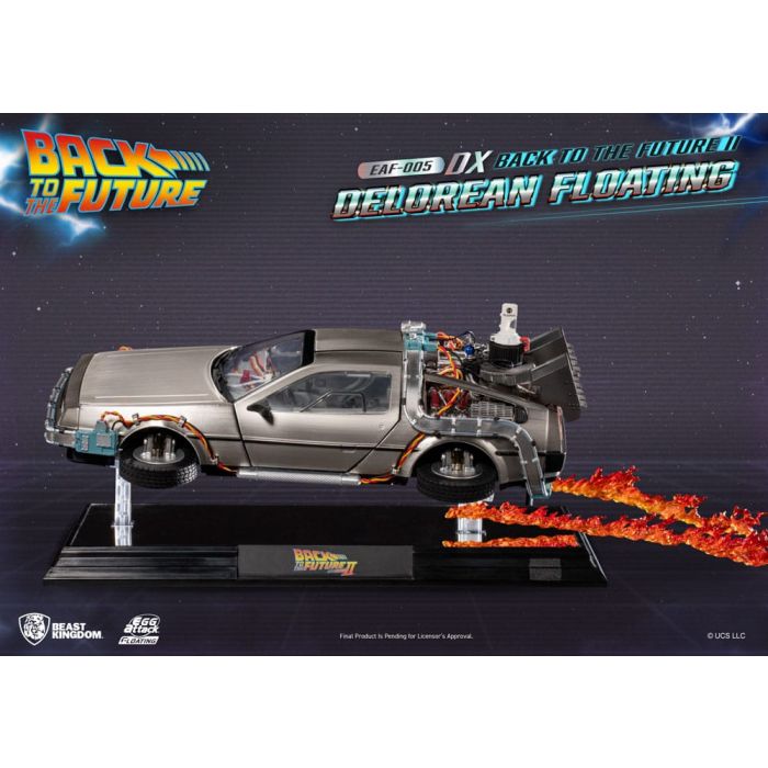 Floating DeLorean Deluxe Version - Egg Attack - Back to the Future 2