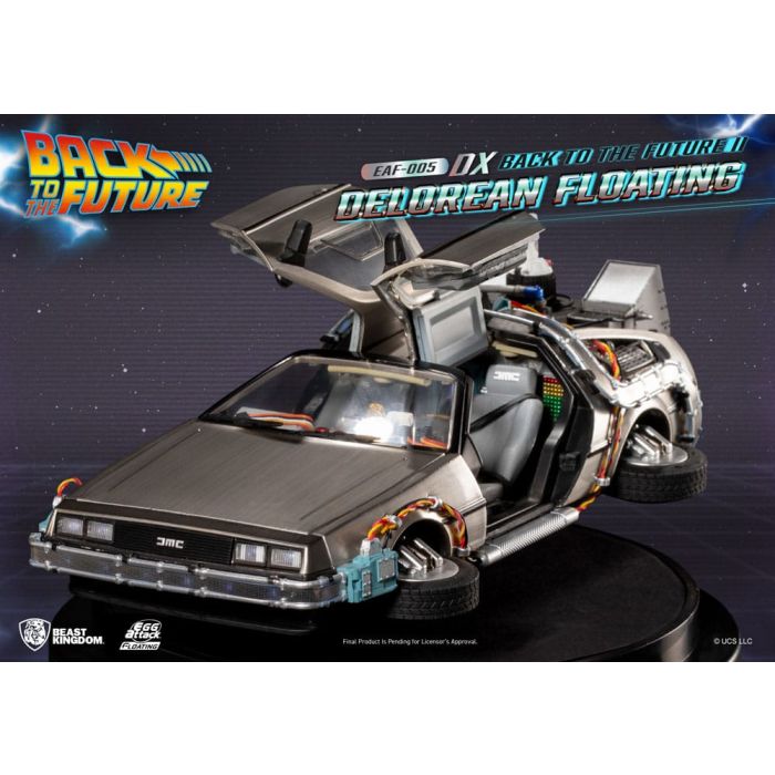 Floating DeLorean Deluxe Version - Egg Attack - Back to the Future 2