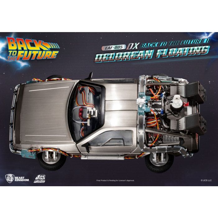 Floating DeLorean Deluxe Version - Egg Attack - Back to the Future 2