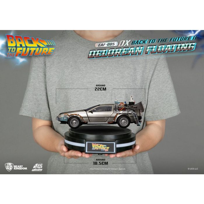 Floating DeLorean Deluxe Version - Egg Attack - Back to the Future 2