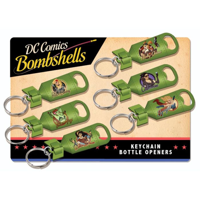 DC Comics: Bombshells  - Wonder Woman Keychain Bottle Opener