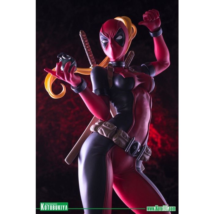 Marvel Comics: Deadpool - Bishoujo Statue Lady Deadpool