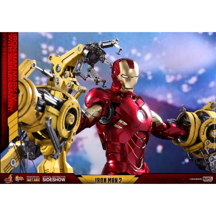 Hot Toys: Iron Man 2 - Iron Man Mark IV with Gantry 1:6 Scale Figure