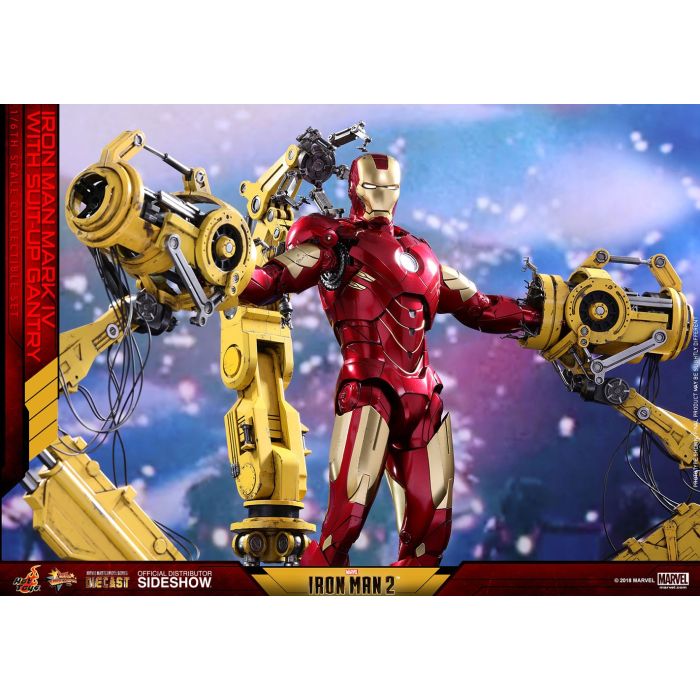 Hot Toys: Iron Man 2 - Iron Man Mark IV with Gantry 1:6 Scale Figure