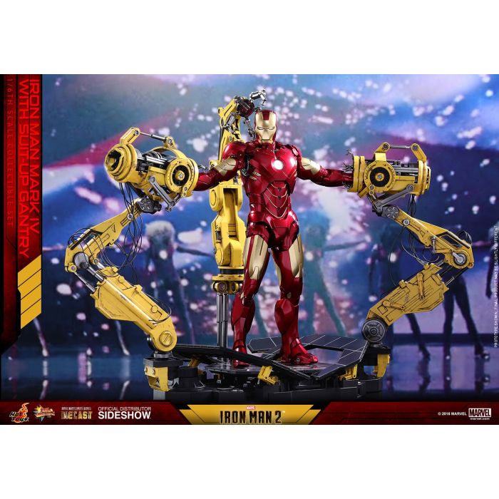 Hot Toys: Iron Man 2 - Iron Man Mark IV with Gantry 1:6 Scale Figure