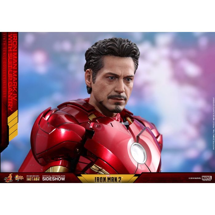 Hot Toys: Iron Man 2 - Iron Man Mark IV with Gantry 1:6 Scale Figure