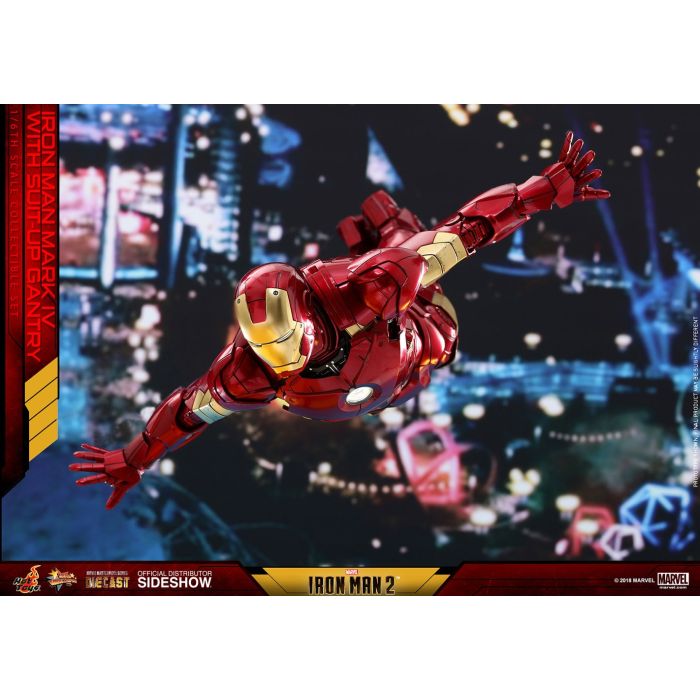 Hot Toys: Iron Man 2 - Iron Man Mark IV with Gantry 1:6 Scale Figure