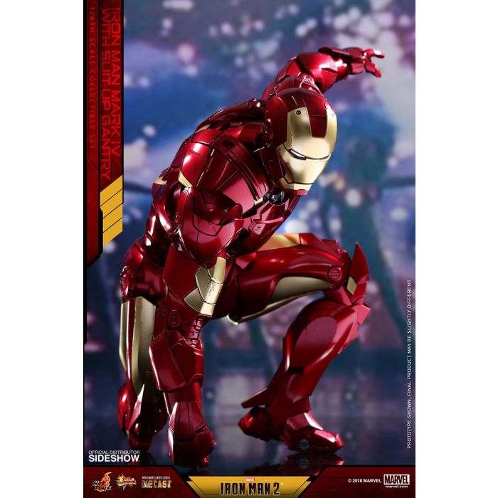 Hot Toys: Iron Man 2 - Iron Man Mark IV with Gantry 1:6 Scale Figure