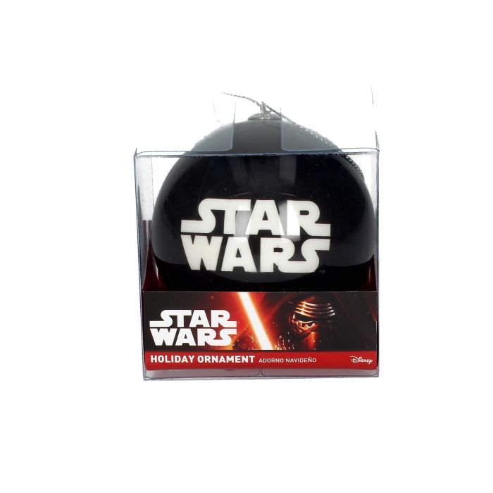 Star Wars: White Logo Christmas Ball