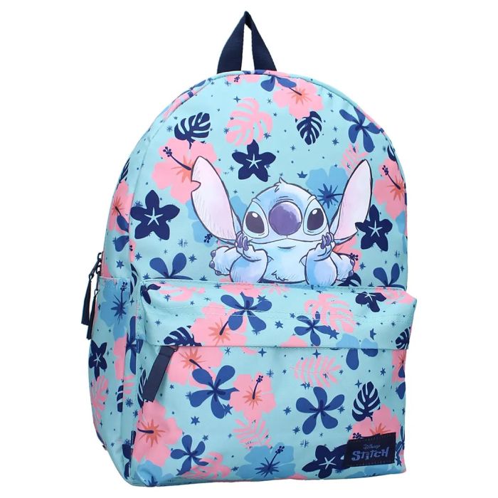 Stitch with Flowers Backpack - Lilo and Stitch