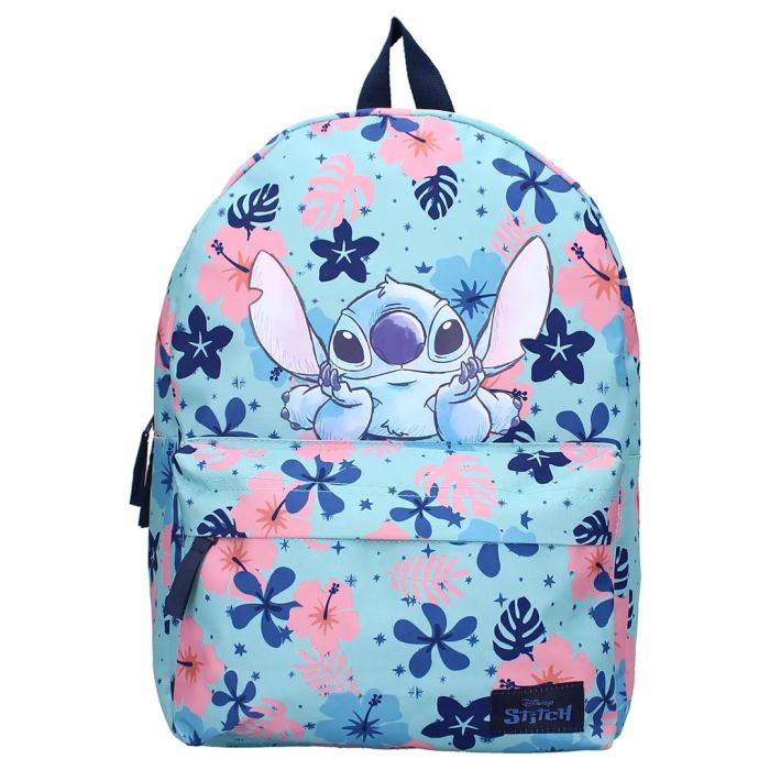 Stitch with Flowers Backpack - Lilo and Stitch