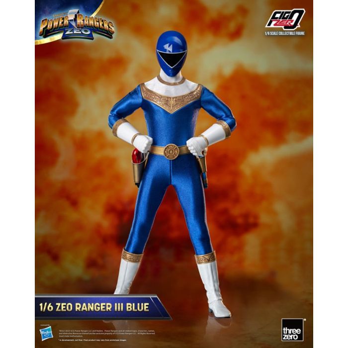 Power Rangers Zeo FigZero Action Figure 1/6 Ranger III Blue 30 cm