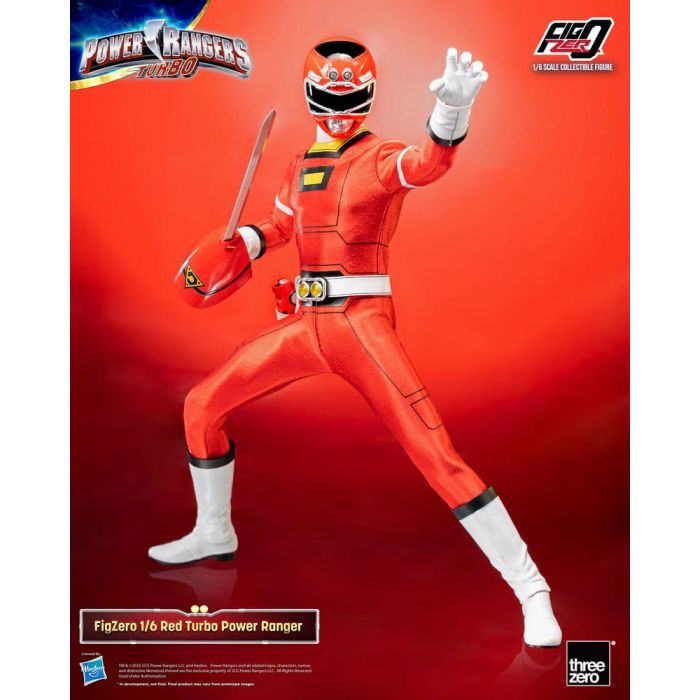 Power Rangers Turbo FigZero Action Figure 1/6 Red Turbo Power Ranger 30 cm 