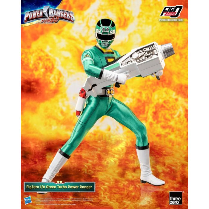 Power Rangers Turbo FigZero Action Figure 1/6 Green Turbo Power Ranger 30 cm 