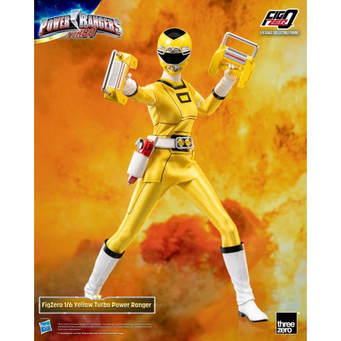 Power Rangers Turbo FigZero Action Figure 1/6 Yellow Turbo Power Ranger 30 cm 