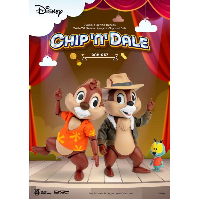 Chip 'n Dale: Rescue Rangers Dynamic 8ction Heroes Action Figures 1/9 Chip & Dale 10 cm