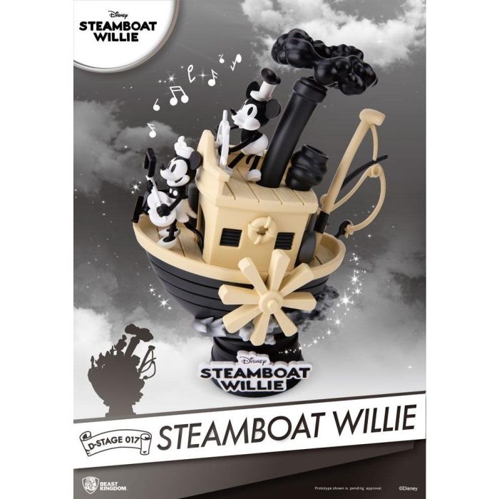 Steamboat Willie D-Stage: Mickey & Minnie Diorama