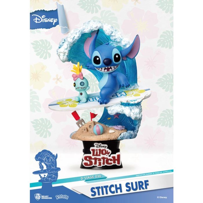 Disney Select: Stitch Surf Diorama