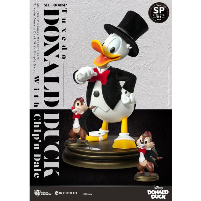 Disney 100th Master Craft Statue Tuxedo Donald Duck (Chip'n und Dale) 40 cm