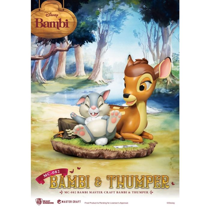 Disney Master Craft Statue Bambi & Thumper 26 cm