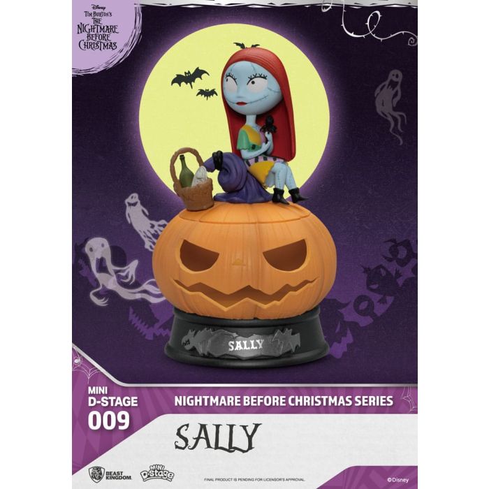 The Nightmare Before Christmas Mini Diorama Stage PVC Figure Sally 10 cm