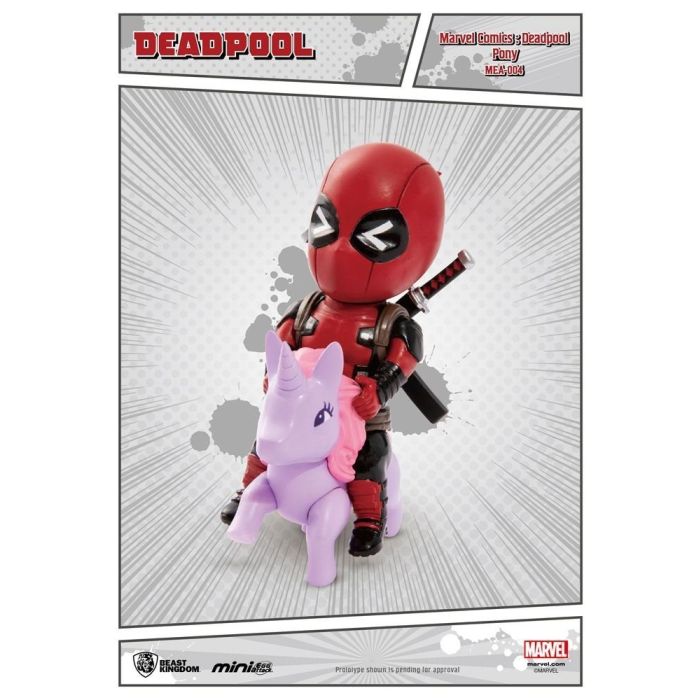 Marvel Comics - Deadpool Pony Mini Egg Attack Action Figure