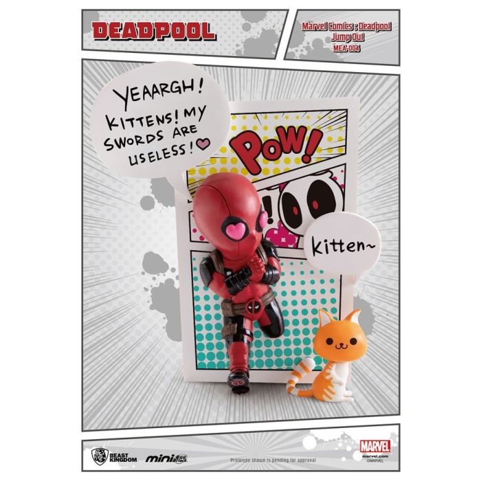 Marvel Comics - Deadpool Jump Out 4th Wall Mini Egg Attack Action Figure