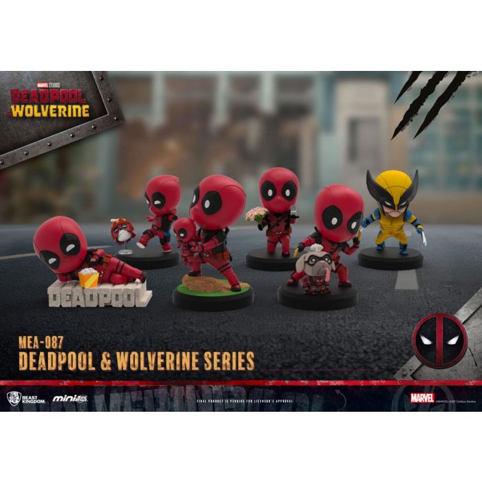 Deadpool 3 Deadpool & Wolverine Series Mini Egg Attack Figures 8 cm  