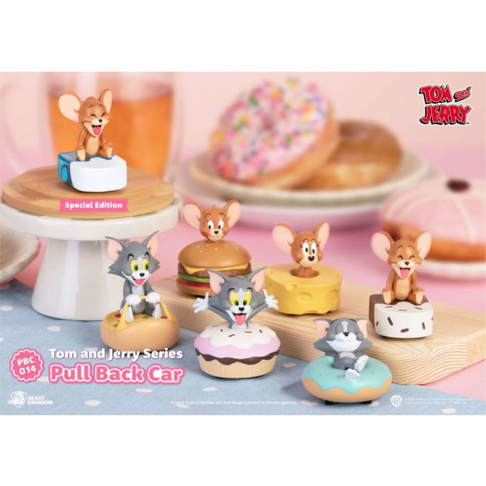 Tom & Jerry Pull Back Cars Blind Box 6-Pack 