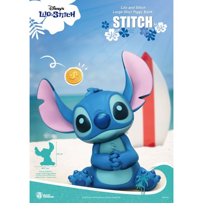 Lilo & Stitch Piggy Vinyl Bank Stitch 44 cm