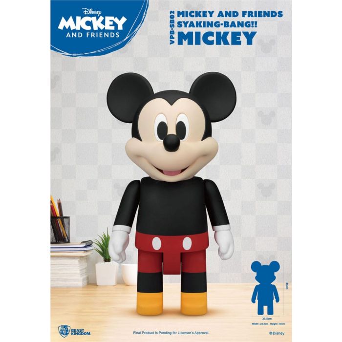 Disney Syaing Bang Vinyl Bank Mickey and Friends Mickey 48 cm