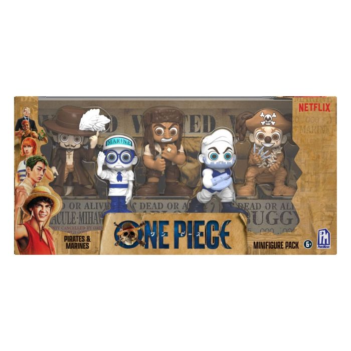 One Piece Mini figures Set Prates & Marines 6 cm 