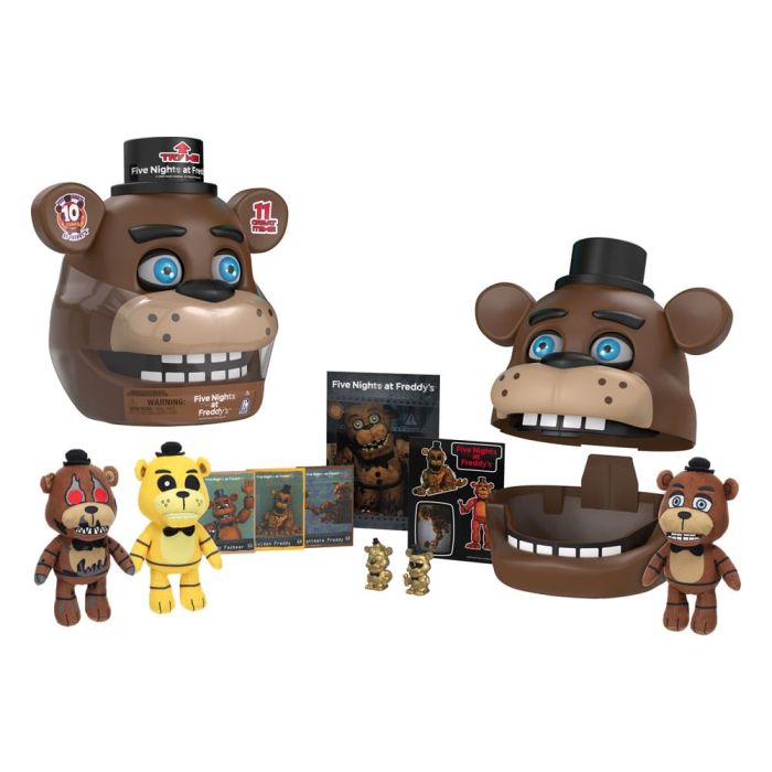 Five Nights at Freddy's Action Figure Freddy Alive Head Bundle 