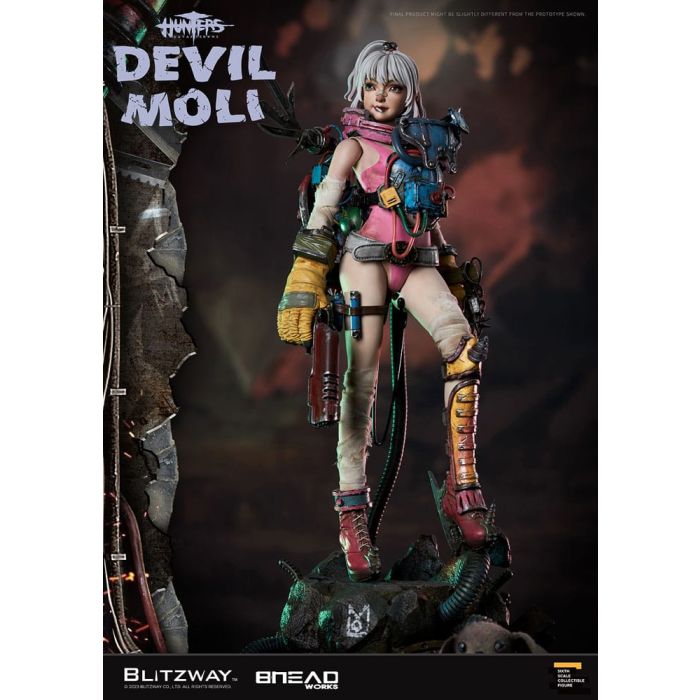 Hunters: Day After WWIII Action Figure 1/6 Devil Moli 44 cm