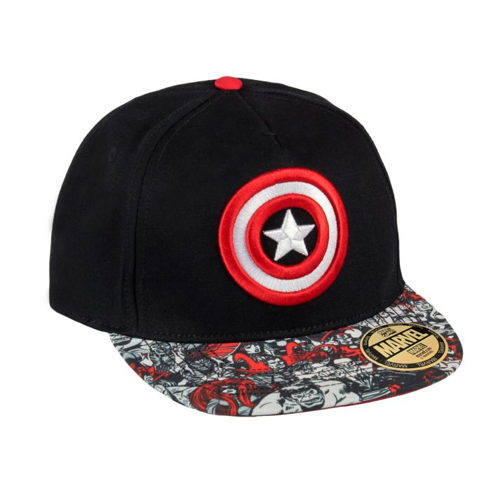 Marvel Comics: Captain America Shield Logo Cap