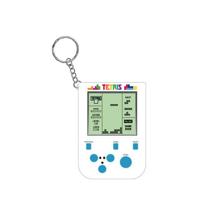 Tetris Mini Retro Handheld Video Game Keychain