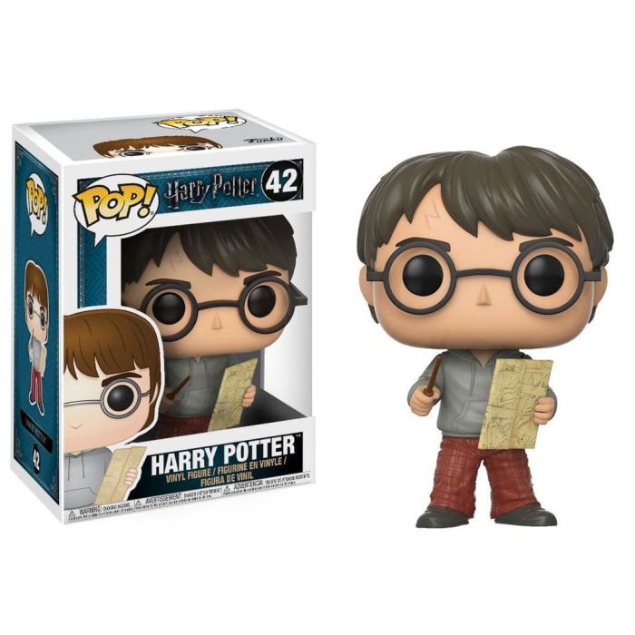 Harry Potter POP! Movies Vinyl Figure Harry Potter with Marauders Map 9 cm