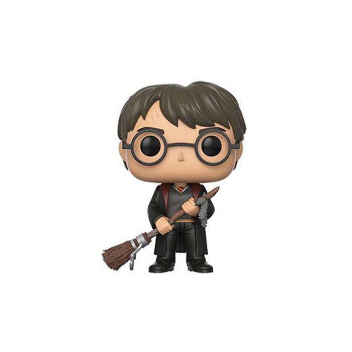 Harry Potter POP! Movies Vinyl Figure Harry with Firebolt & Feather 9 cm