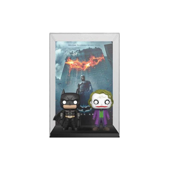 DC POP! Movie Poster & Figure The Dark Knight 9 cm