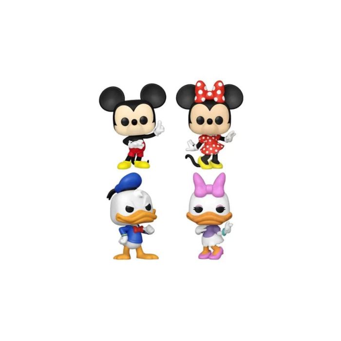 Mickey, Minnie, Donald, Daisy - Funko Pop! Disney - 4-pack