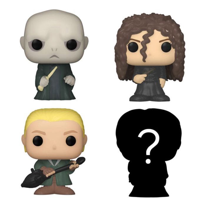 Voldemort, Bellatrix , Draco Quidditch and mystery chase - Funko Bitty Pop! - Harry Potter