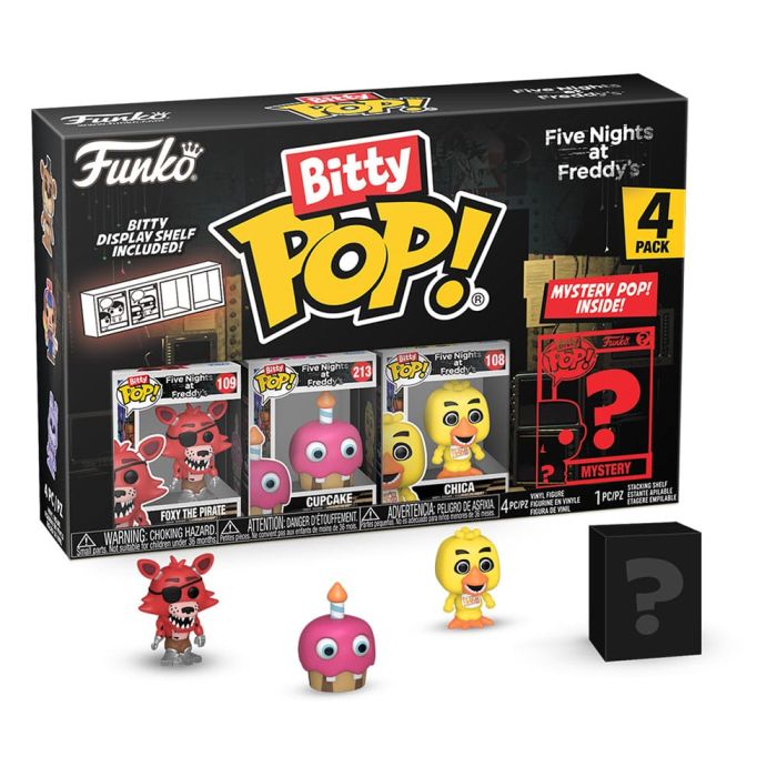 Foxy the Pirate, Cupcake, Chica and mystery chase - Funko Bitty Pop! - Five Nights at Freddy's