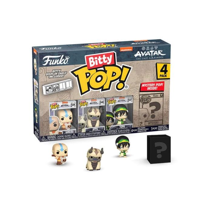 Aang, Appa, Toph and mystery chase - Funko Bitty Pop! - Avatar the Last Airbender