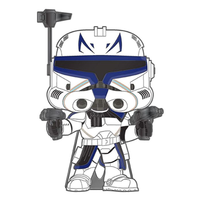 Star Wars Clone Wars Loungefly POP! Enamel Pin Captain Rex (Glow-in-the-Dark) 10 cm 