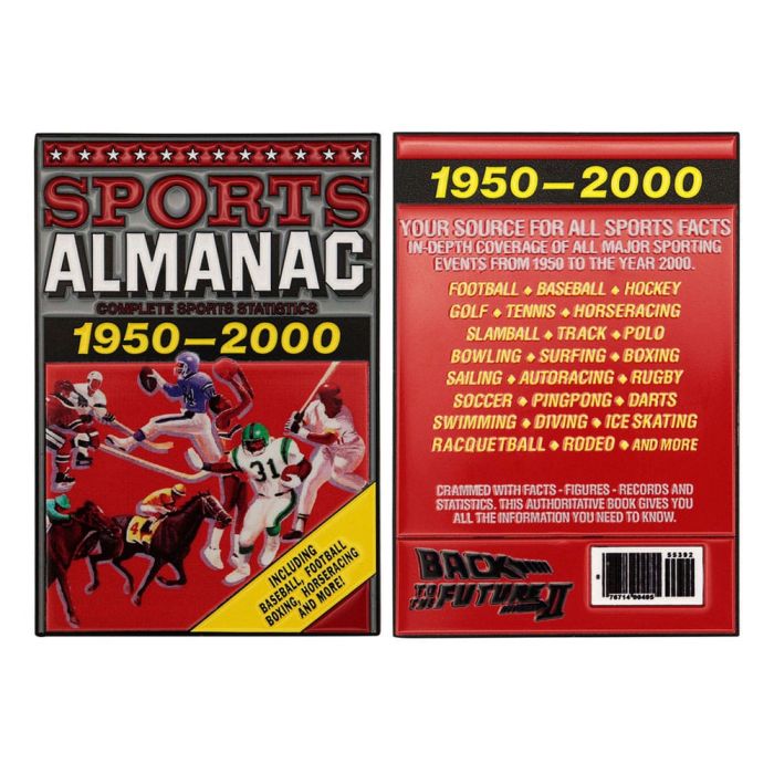 Back to the Future Ingot Sport Almanac Limited Edition 