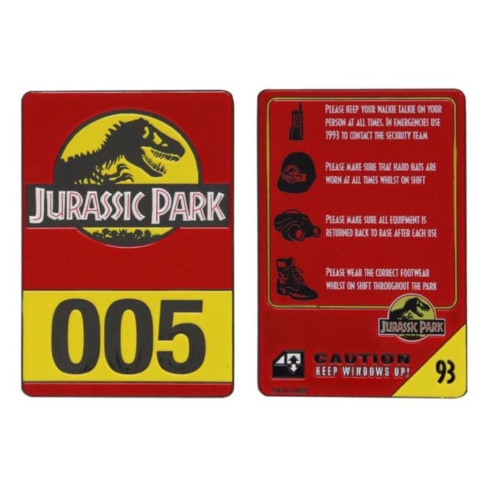 Jurassic Park Metal Card 30th Anniversary Jeep Limited Edition 