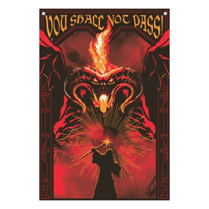 Lord of the Rings Wall Banner You shall not pass! 125 x 85 cm  